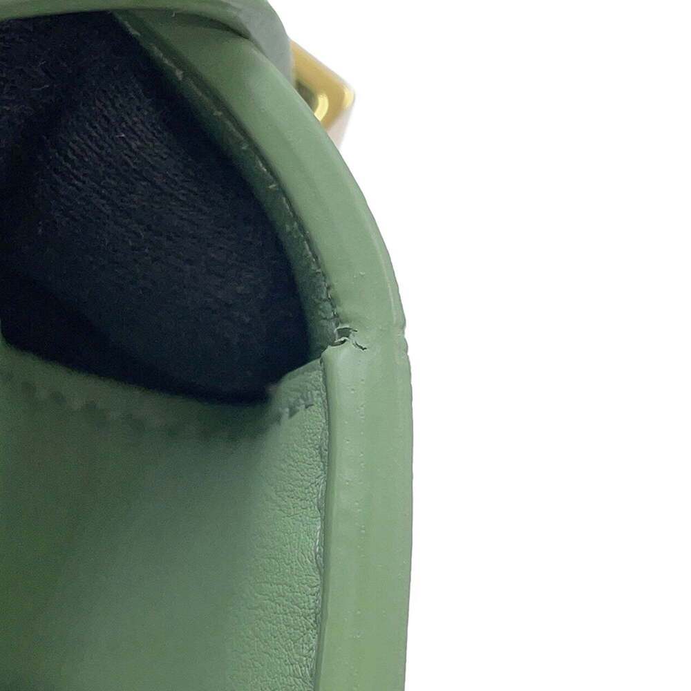 CHRISTIAN DIOR Green Leather Shoulder Bag - Picture 8 of 16